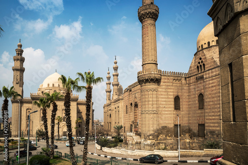 Mosque-Madrassa of Sultan Hassan, Mokattam Hill, Cairo, Egypt photo