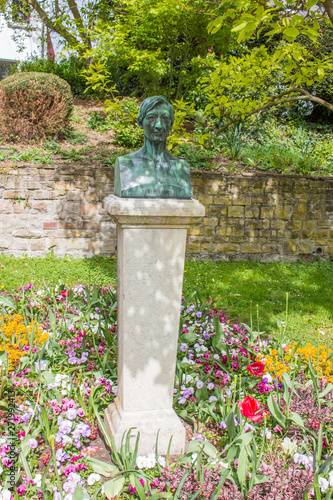 Josef Peter Lenné Monument bust Koblenz Rhineland Palatinate Germany photo