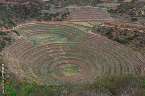 Circle terrace inca peru moray © Mira