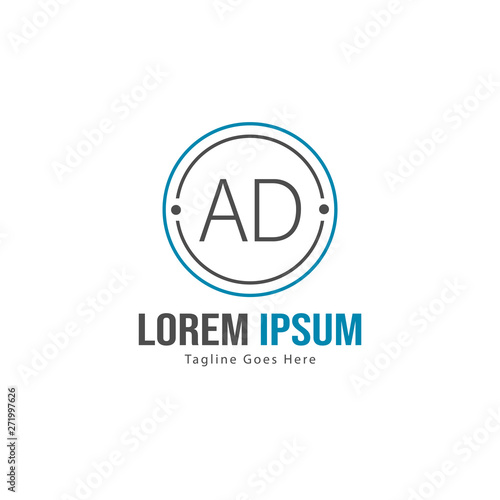 AD Letter Logo Design. Creative Modern AD Letters Icon Illustration Free Download AD Letter Logo Design. Creative Modern AD Letters Icon Illustration - GFXLoad