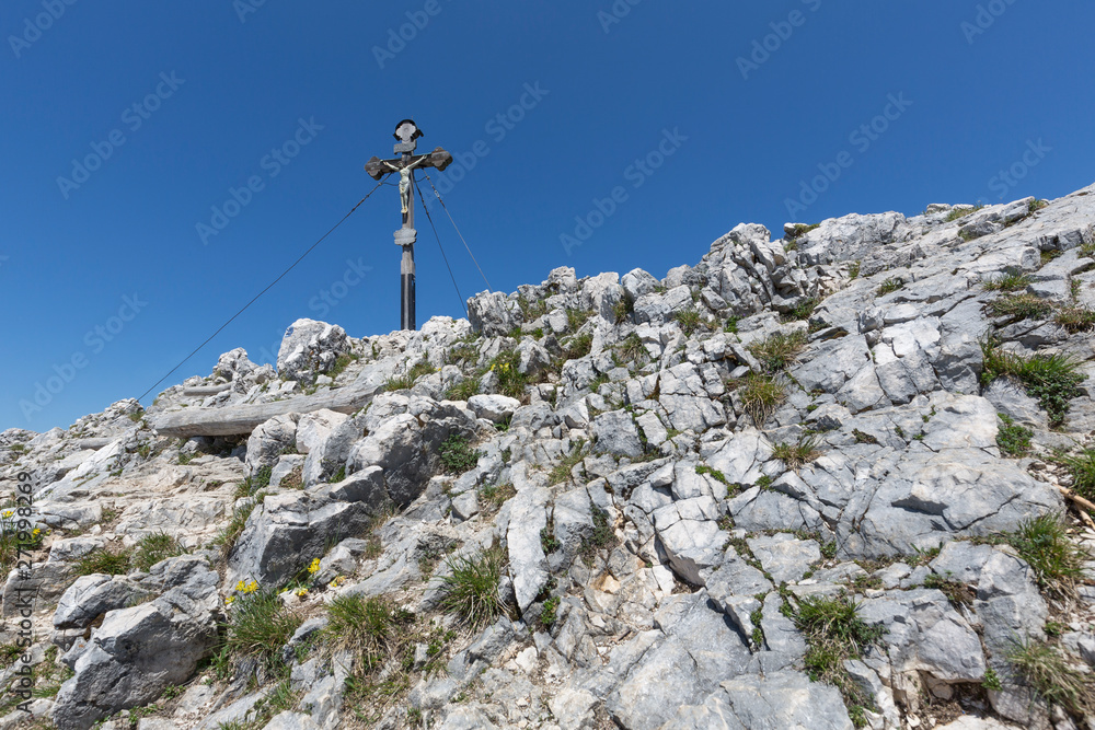 Foto De Der Breitenstein In Den Bayerischen Voralpen Im Sommer Mit ...