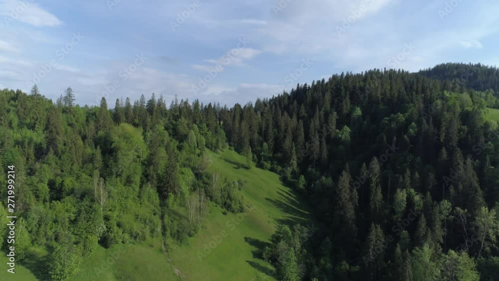 Aerial drone view. Flight over the Carpathian Mountains. 4K. Aerial drone view. Flight over the Carpathian Mountains. 4K.