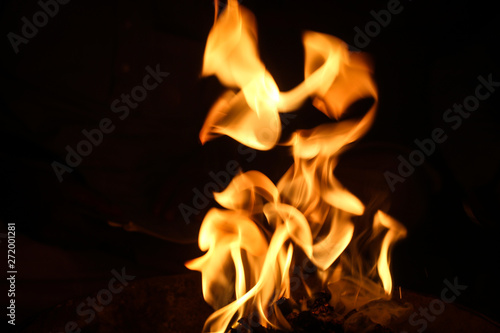 holy fire in the fireplace, Indian Culture