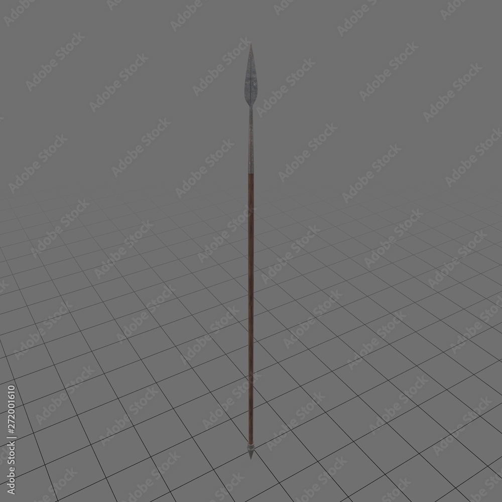 Spartan spear Stock 3D asset | Adobe Stock