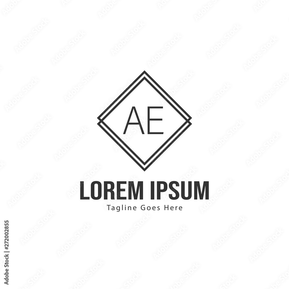 AE Letter Logo Design. Creative Modern AE Letters Icon Illustration AE Letter Logo Design. Creative Modern AE Letters Icon Illustration
