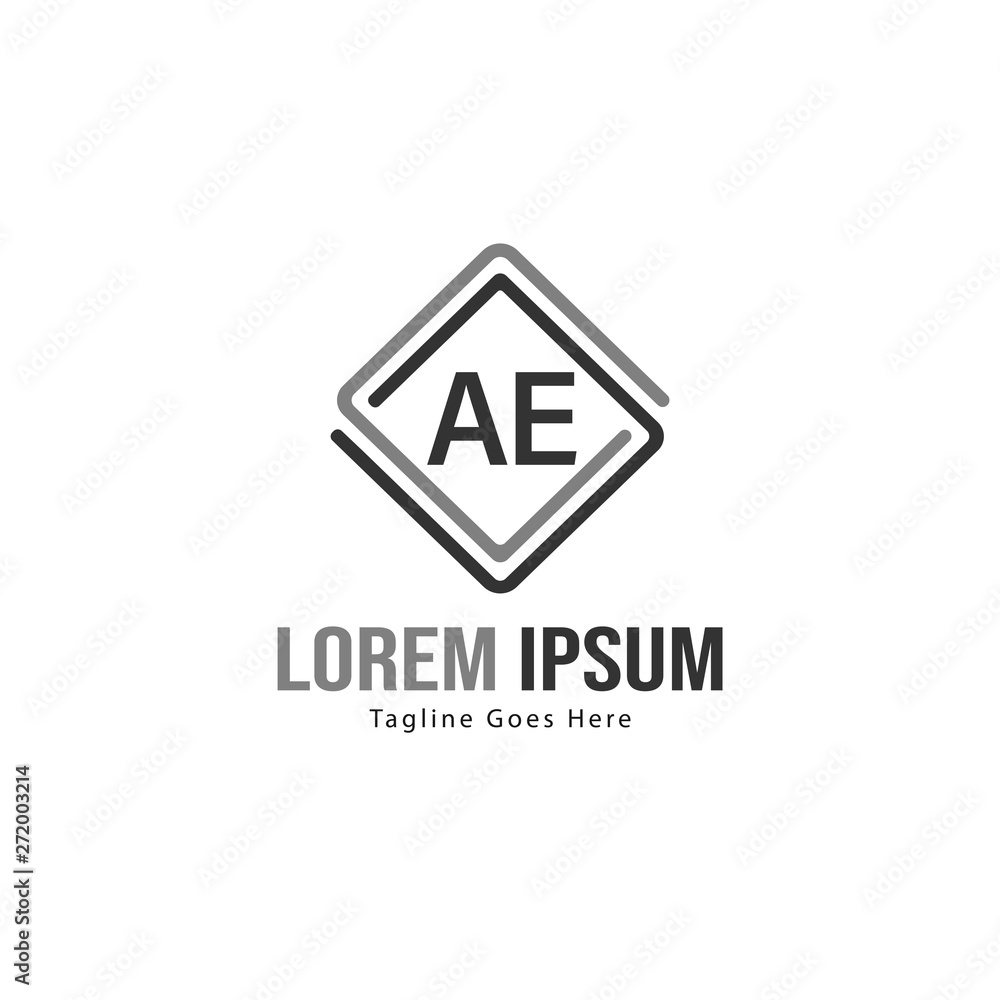 AE Letter Logo Design. Creative Modern AE Letters Icon Illustration AE Letter Logo Design. Creative Modern AE Letters Icon Illustration