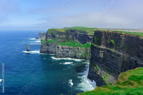 View of the Cliffs of Moher in Ireland