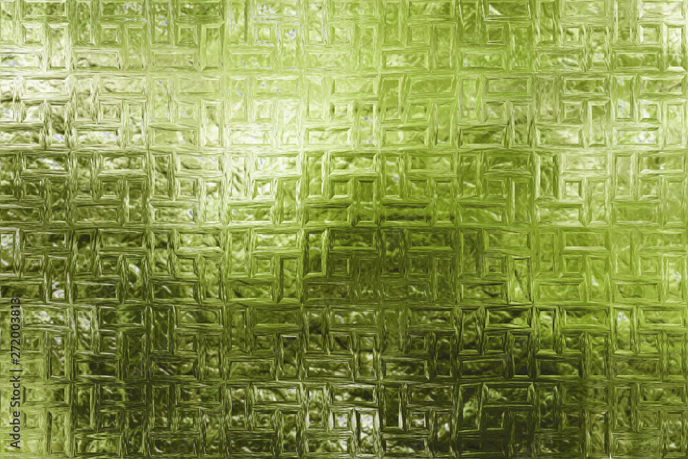 Fototapeta premium green colored window decor glass 