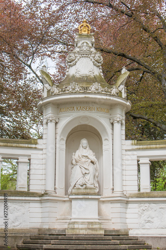 German Empress Augusta Victoria (Kaiserin Augusta Deutsche Kaiserin und Königin von Preußen) Memorial Koblenz Rhineland Palatinate Germany photo