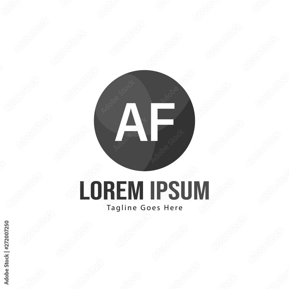AF Letter Logo Design. Creative Modern AF Letters Icon Illustration AF Letter Logo Design. Creative Modern AF Letters Icon Illustration