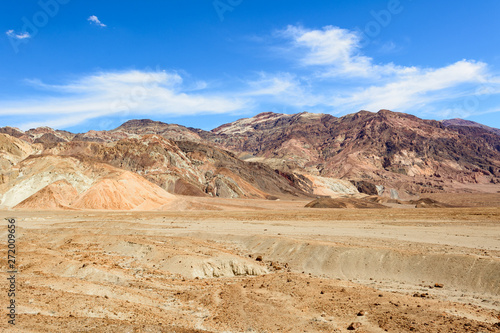 Beautiful mountains of Artist's Palette in Death Valley National Park, California, USA.