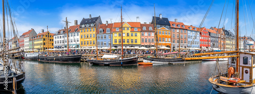 panoramic view at nyhavn in...