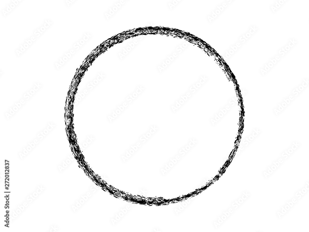 Grunge marking element.Grunge brush made circle.Grunge black oval frame.Grunge logo. Grunge marking element.Grunge brush made circle.Grunge black oval frame.Grunge logo.