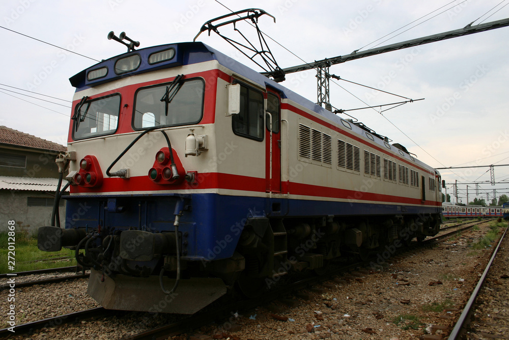 Electric locomotives and their electronic circuits from modern means of transport. These trains don't pollute the air at all. Electric locomotives and their electronic circuits from modern means of transport. These trains don't pollute the air at all.