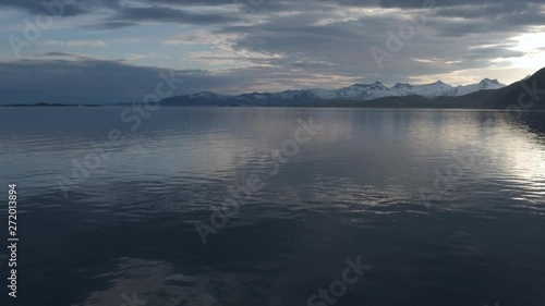 Wallpaper Mural Sunset cloudy sky at the coastal of Reine and Hamnoy on Moskenesoya island, Lofoten Islands archipelag. Torontodigital.ca