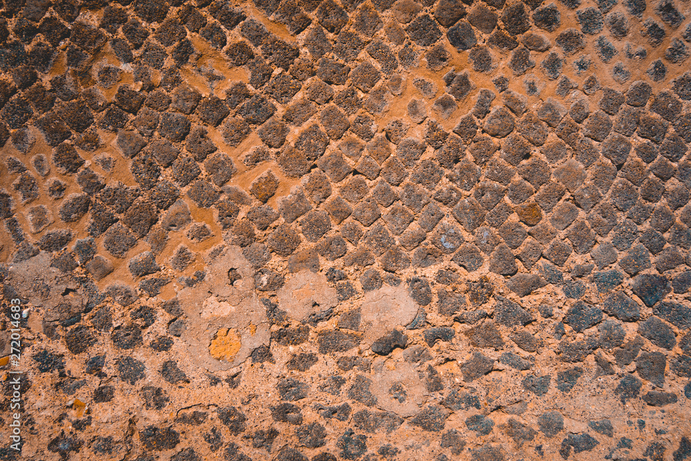 warm colored brick facade at italy warm colored brick facade at italy
