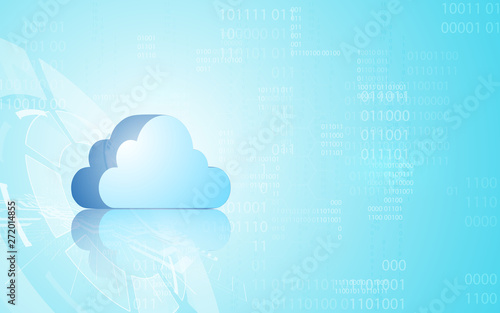 abstract sci fi technology cloud system innovative design concept background