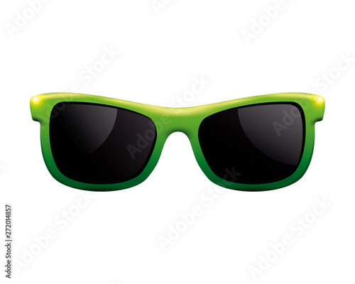 sunglasses accessory isolatec icon vector illustration