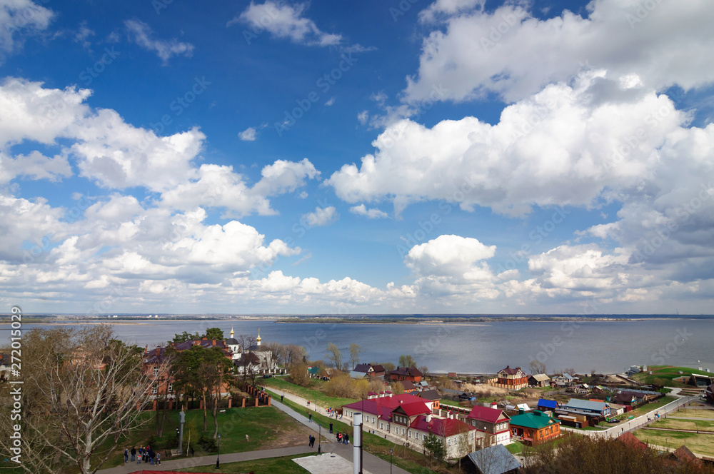 Sviyazhsk island and Sviyaga river, Republic of Tatarstan.
