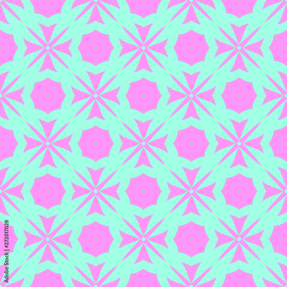Blue and pink pastel happy fabric pattern Blue and pink pastel happy fabric pattern