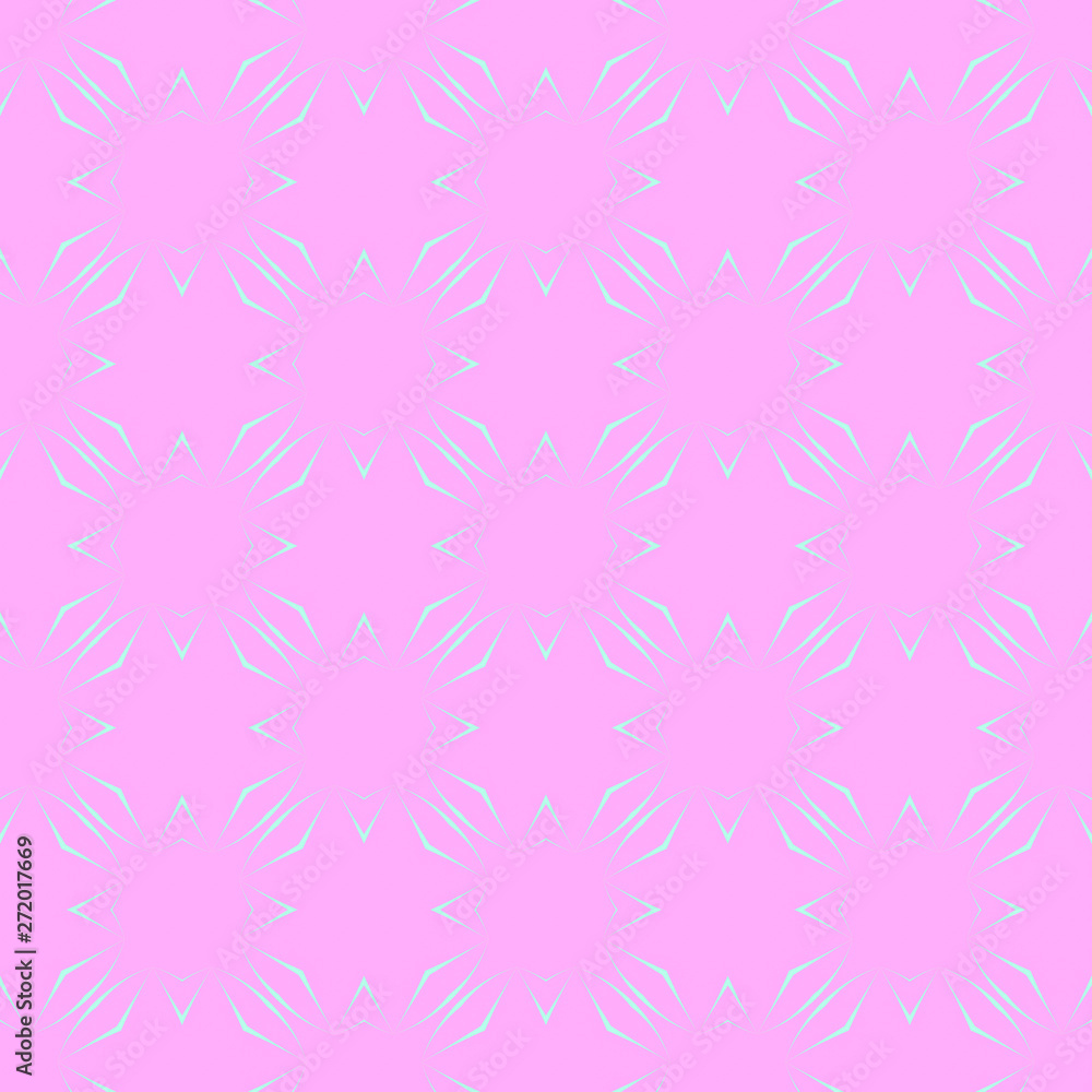 Blue and pink pastel happy fabric pattern