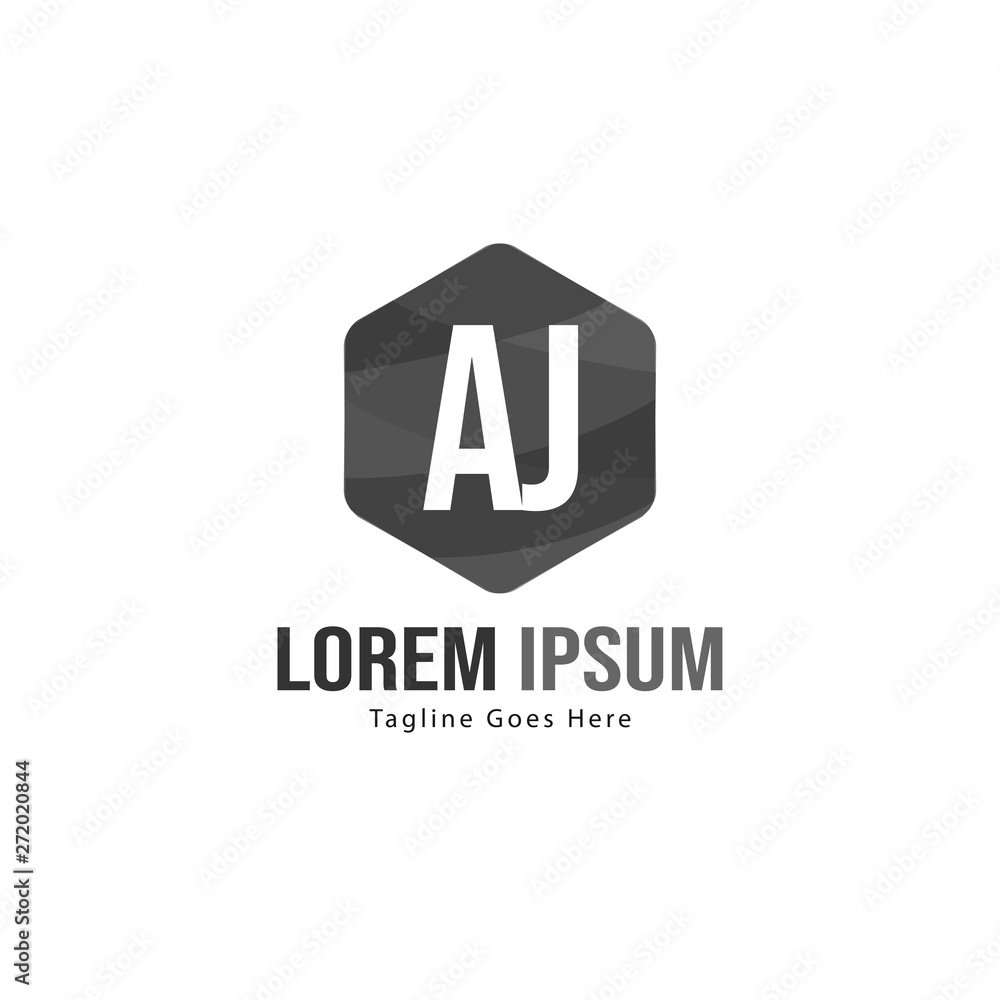 AJ Letter Logo Design. Creative Modern AJ Letters Icon Illustration AJ Letter Logo Design. Creative Modern AJ Letters Icon Illustration