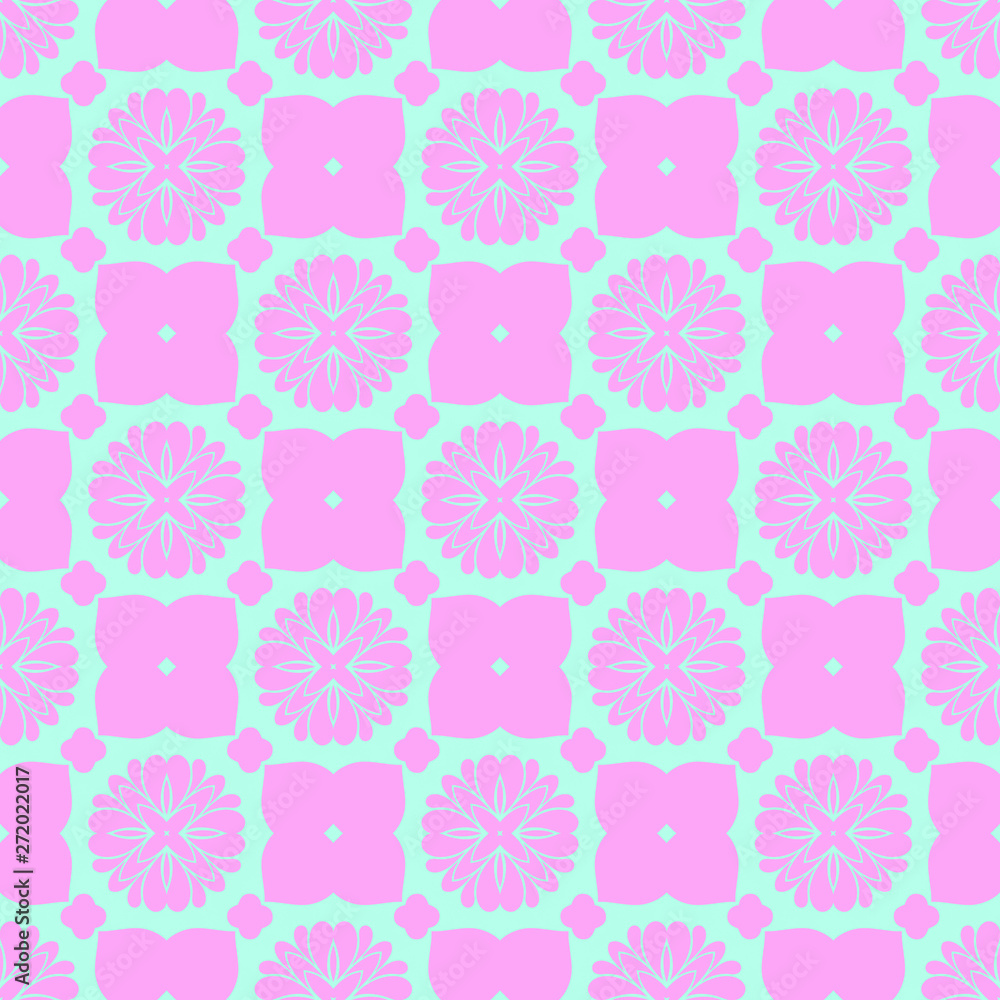 Pink and blue simple pattern Pink and blue simple pattern
