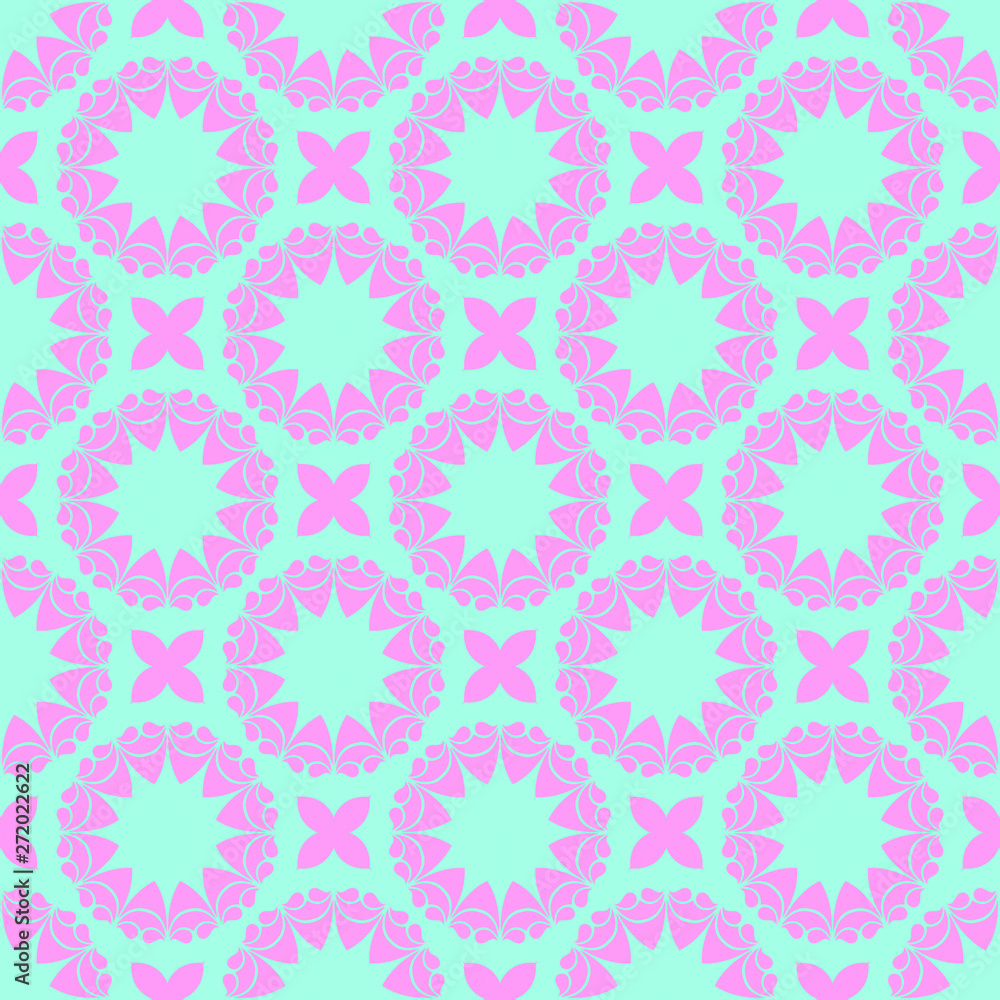 Pink and blue simple pattern Pink and blue simple pattern