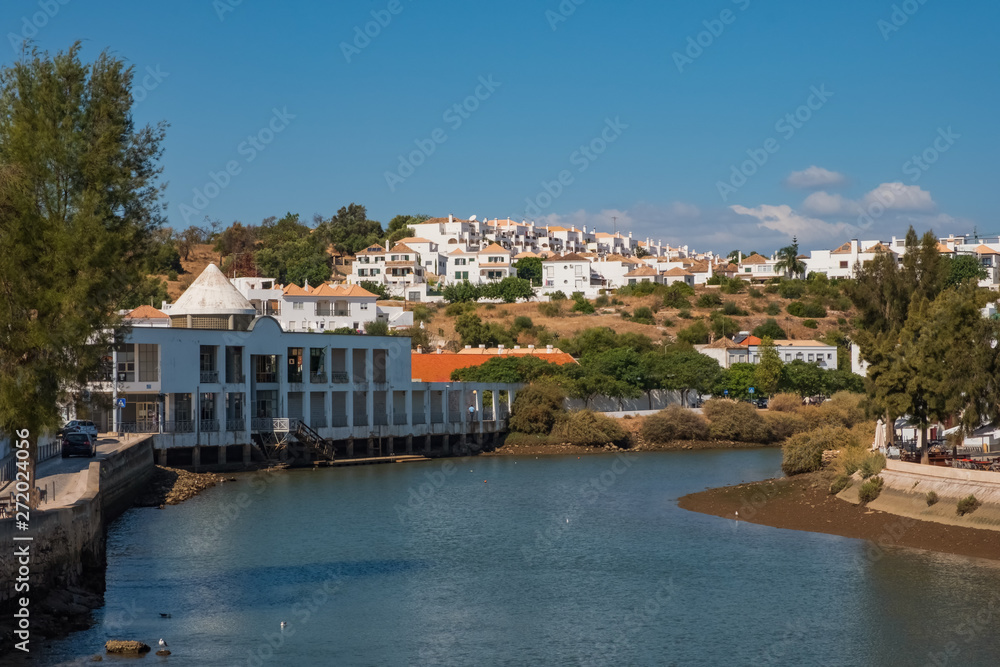 Sunny day, River Gilao. Tavira, Tavira Municipality, Faro District, Algarve Region, Portugal