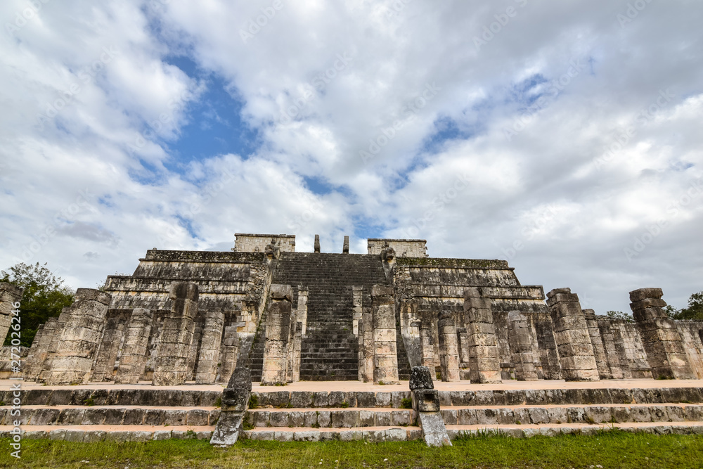 Photography Temple of the Warriors (Templo de los Guerreros) - Chichen Itza, Mexico