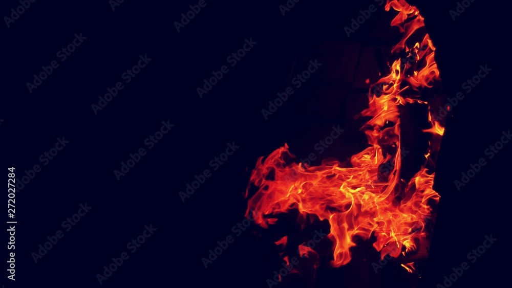 Fire, Hot flames, Bonfire. Fire, Hot flames, Bonfire.