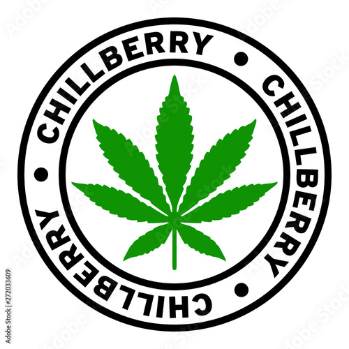 Round Chillberry Marijuana Strain Clipart