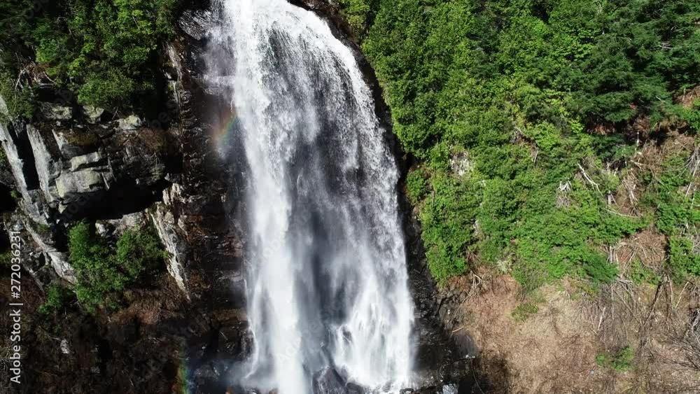 Tilt down aerial, OK Slip Falls in New York Tilt down aerial, OK Slip Falls in New York