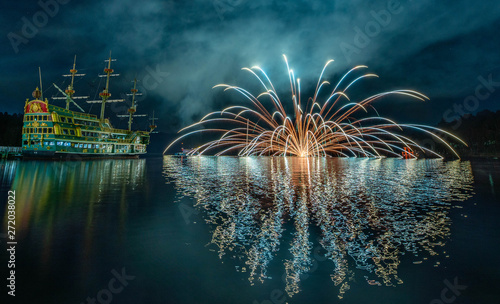 芦ノ湖花火
