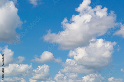 blue sky with clouds © Gary