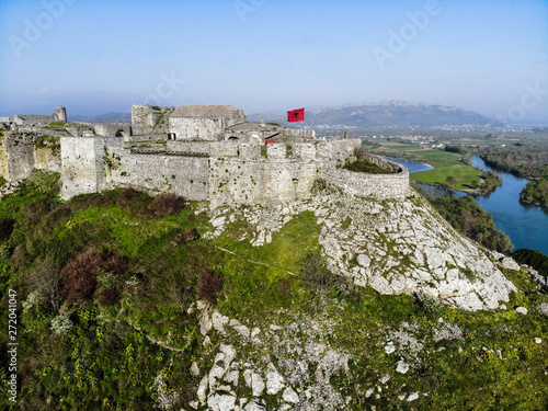 Rozafa Castle (Fortress) in Shkoder, Albania