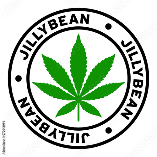 Round Jillybean Marijuana Strain Clipart