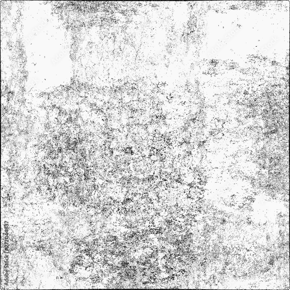 Black and white grunge. The texture of the old surface covered with scratches, scuffs, dust. Vintage dirty background in spots, cracks