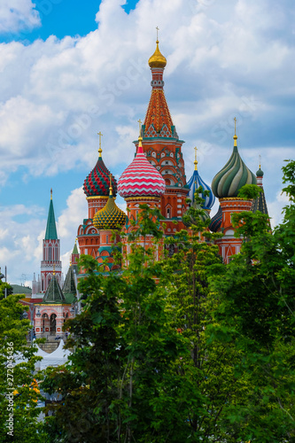 Photography Moscow, Russia - June, 3, 2019: view to St