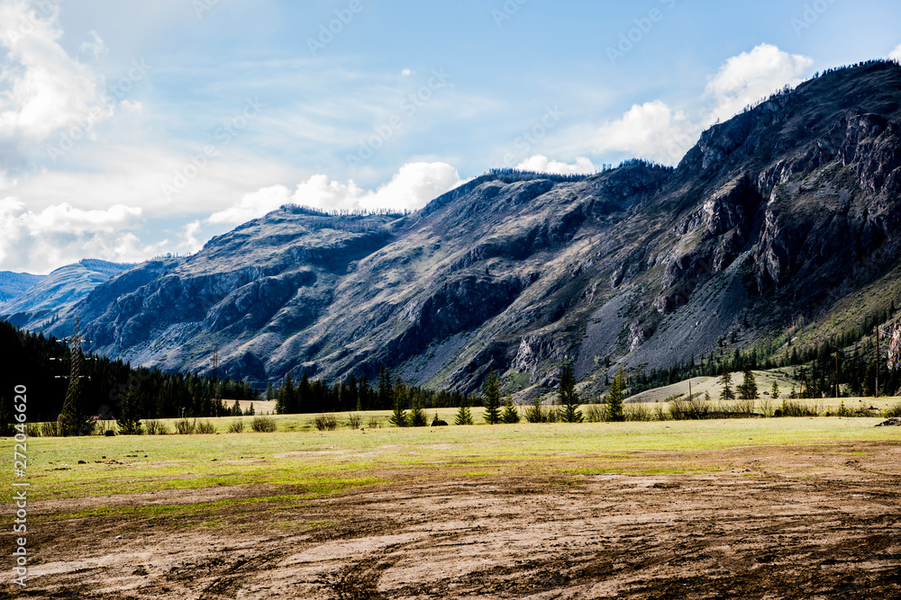 Beautiful spring landscape in Altai Beautiful spring landscape in Altai
