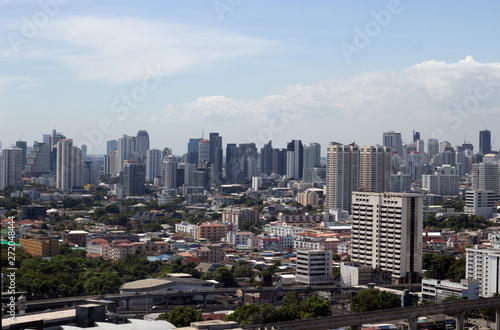 panorama view Bangkok city landscape © Yanukit