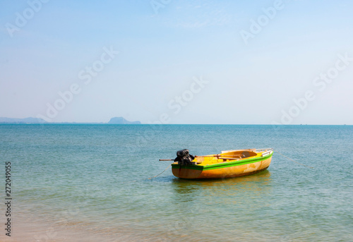 boat on the beach © supachai
