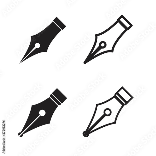 Set of black paint icons, illustration