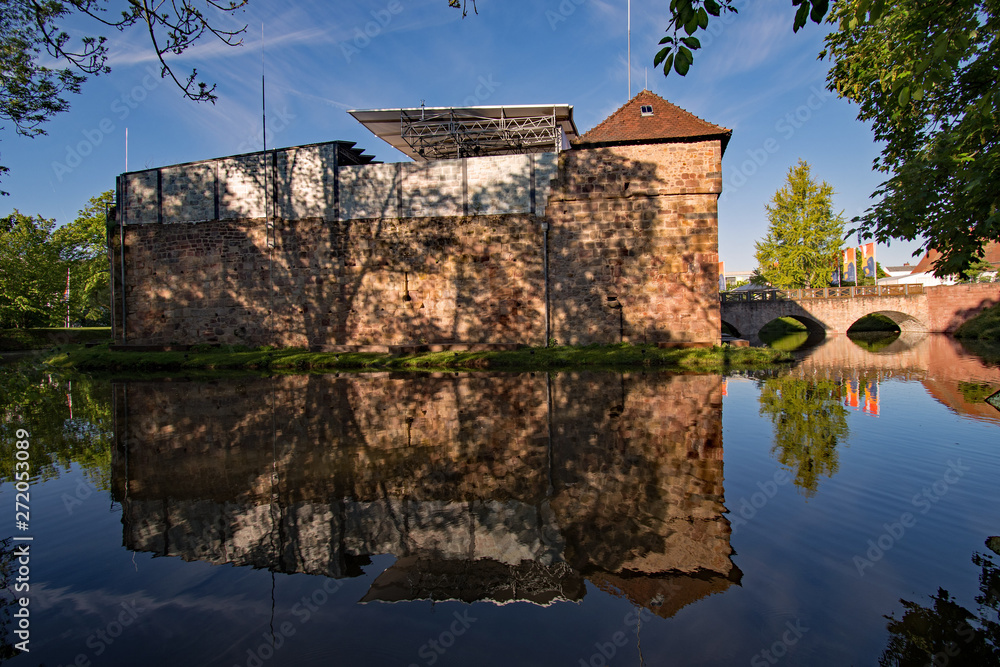 Burg Vilbel in Bad Vilbel in Hessen, Deutschland Stock Photo | Adobe Stock