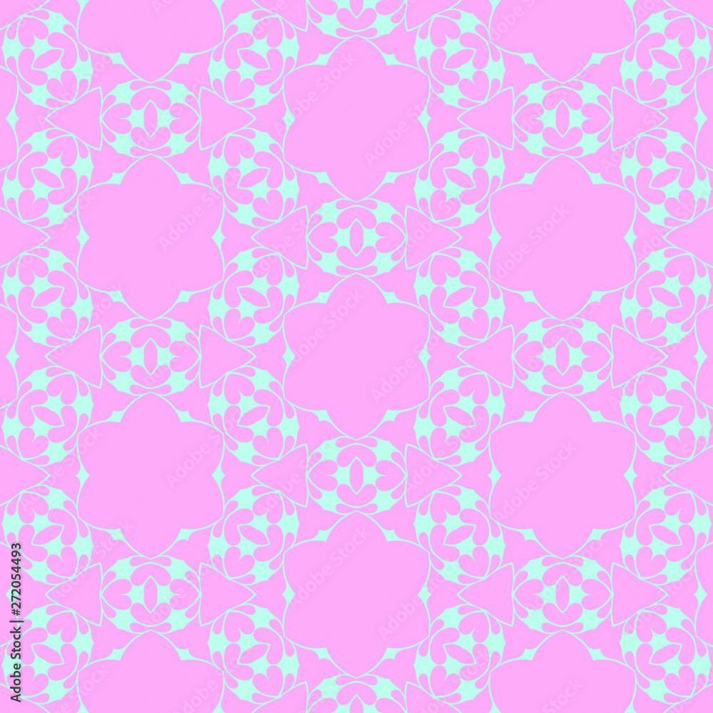 Pastel beauty pattern with floral elements Pastel beauty pattern with floral elements