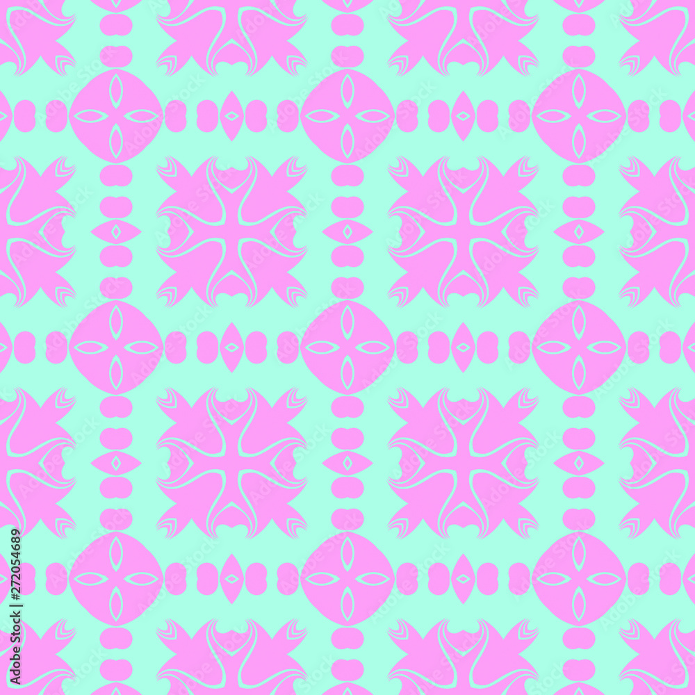 Pastel beauty pattern with floral elements Pastel beauty pattern with floral elements