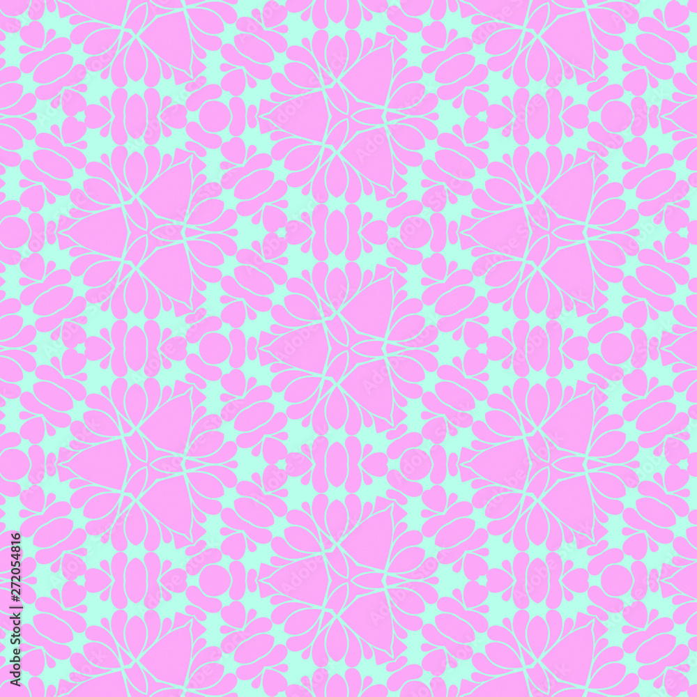 Pastel beauty pattern with floral elements Pastel beauty pattern with floral elements