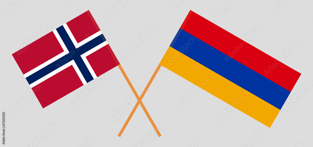 Armenia and Norway. Armenian and Norwegian