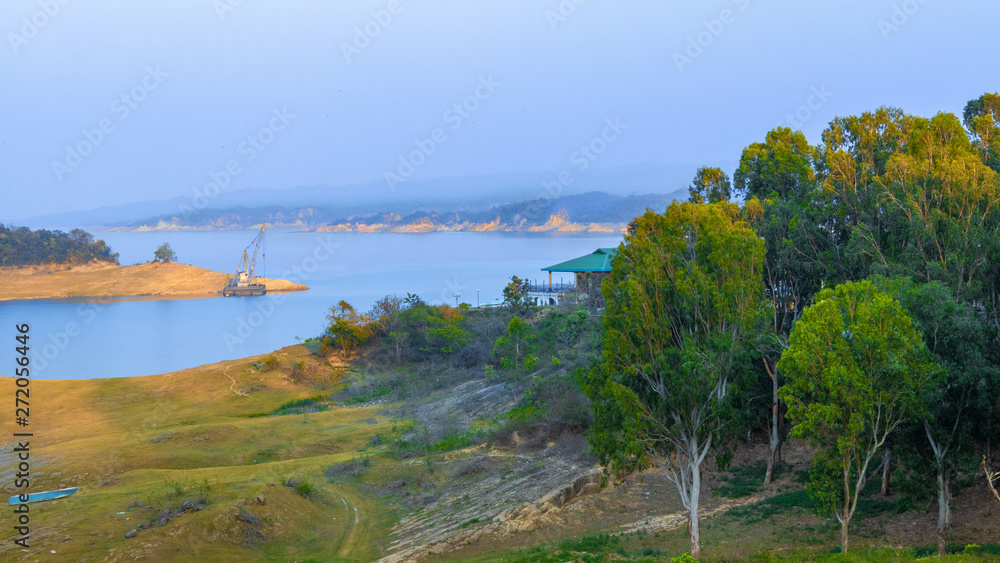 Beautiful Landscape of Dam