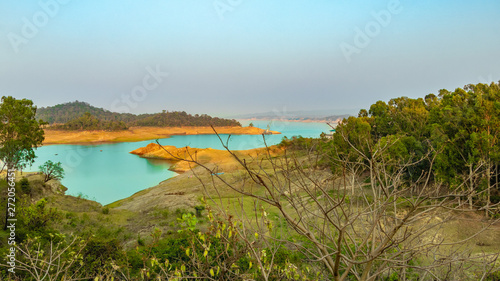 Beautiful Landscape of Dam